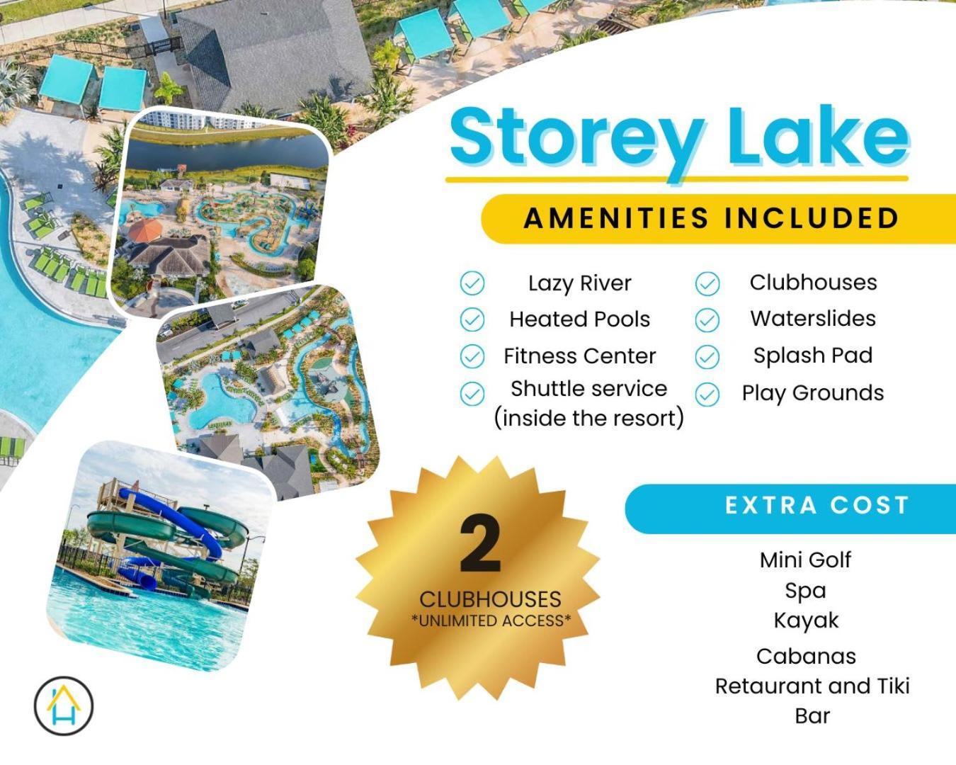 Terrific Thematic Lakeview 2B With 2 Clubhouses Kissimmee Buitenkant foto